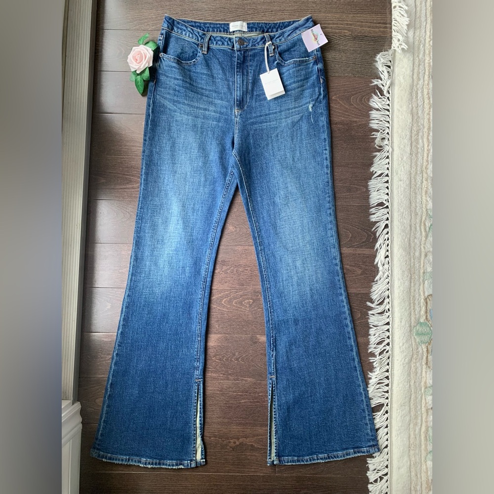 NEW Oliver Logan The Russel Split Flare Vintage Jeans